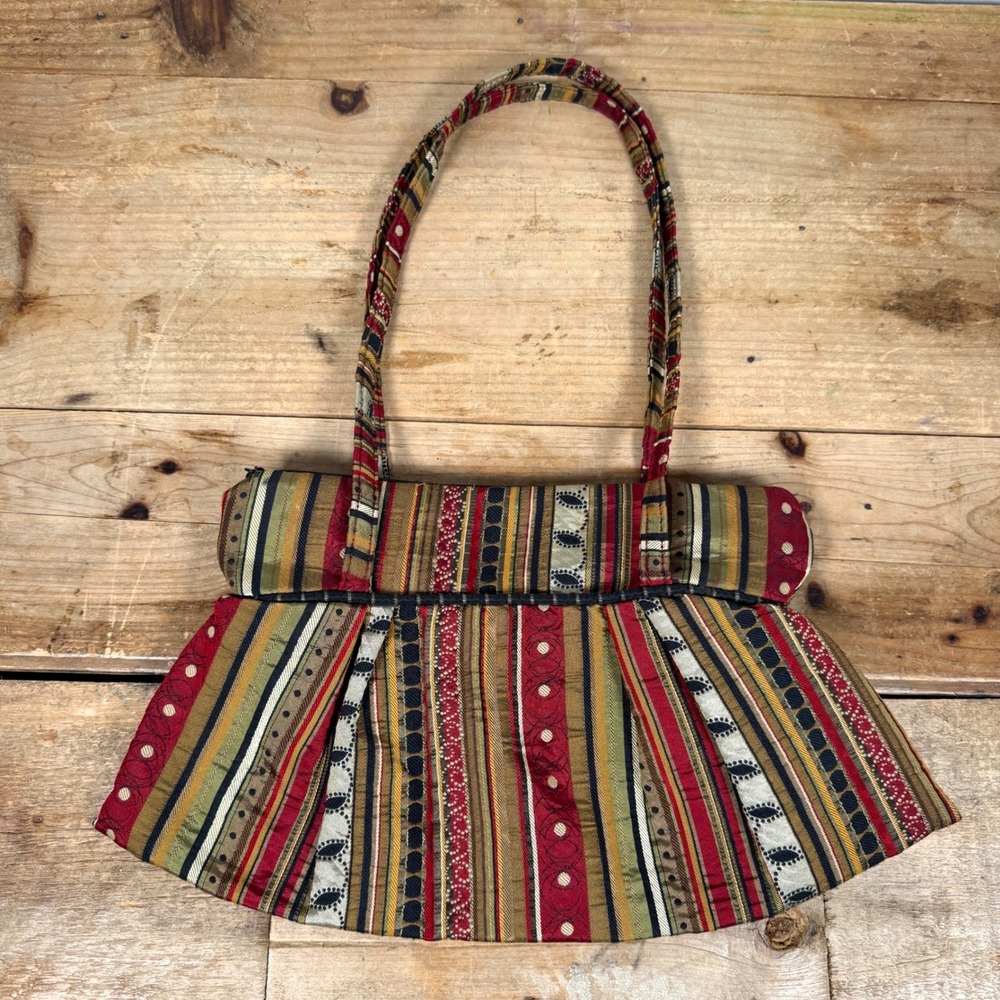 Vintage Maruca Y2K Silky Woven Boho Shoulder Bag